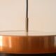 Fog & Mørup Saturn pendant lamp by Jo Hammerborg in copper & black, Danish design