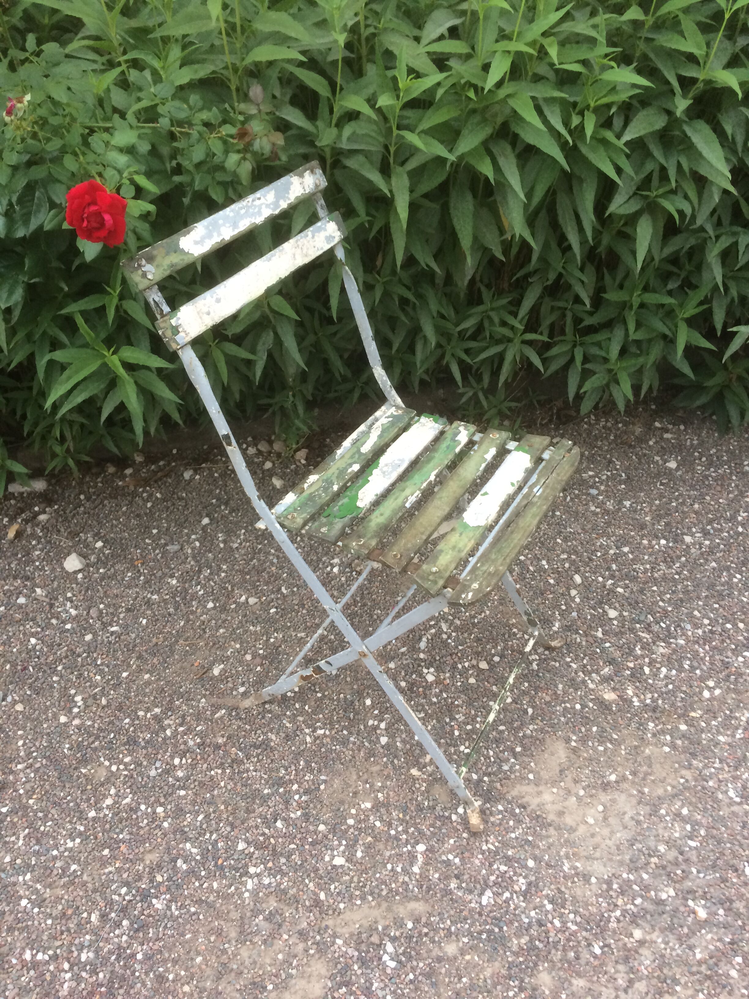 Garden folding chair