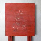 old folding wooden side table