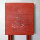 old folding wooden side table