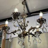 5-light crystal chandelier