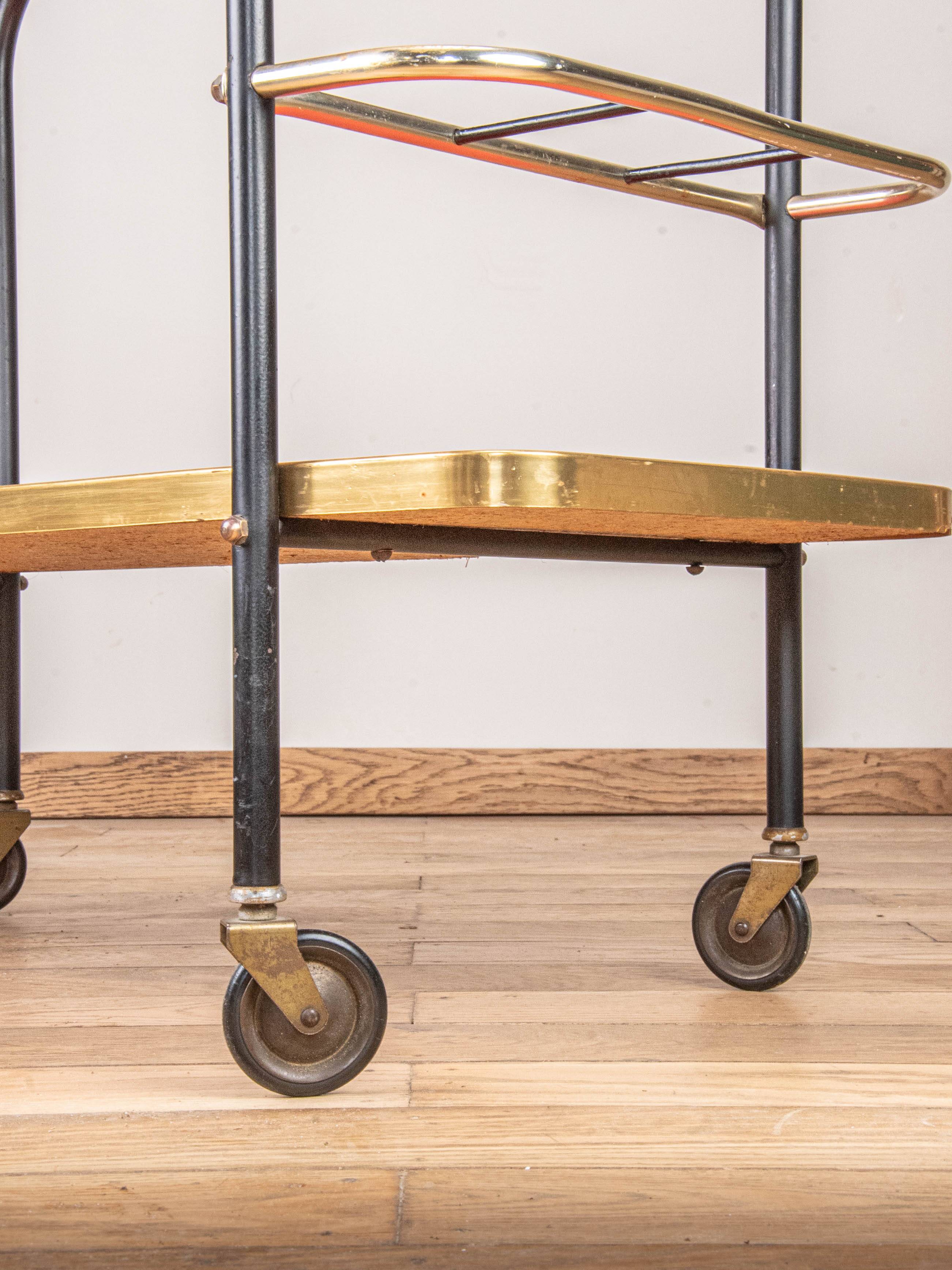 Formica serving trolley