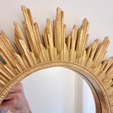 Gold color mirror