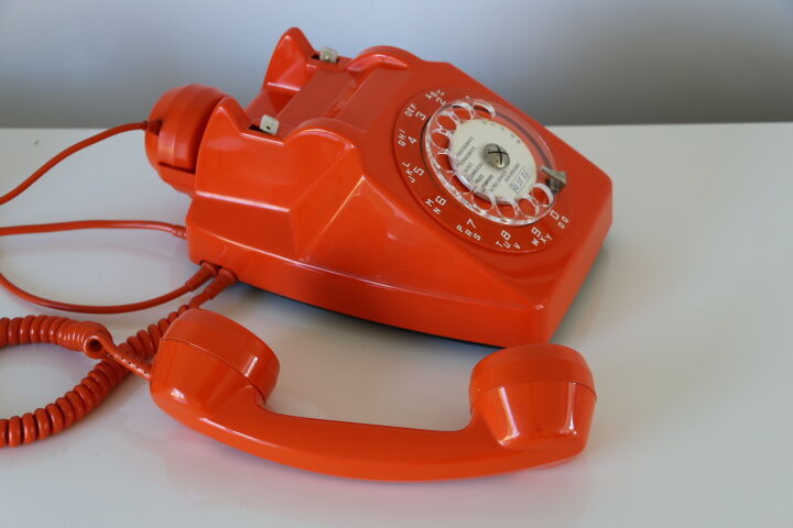 Telephone Socotel S63 orange 1981