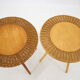 1970s Pair of Wooden Side Tables by ULUV, Czechoslovakia