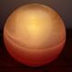 Vintage Saturn table lamp 70s WOFI, space age floor