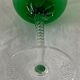 Set of 6 murano 1970 colored digestive glasses