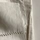 Country sheet linen canvas 19th without monogram L240cm