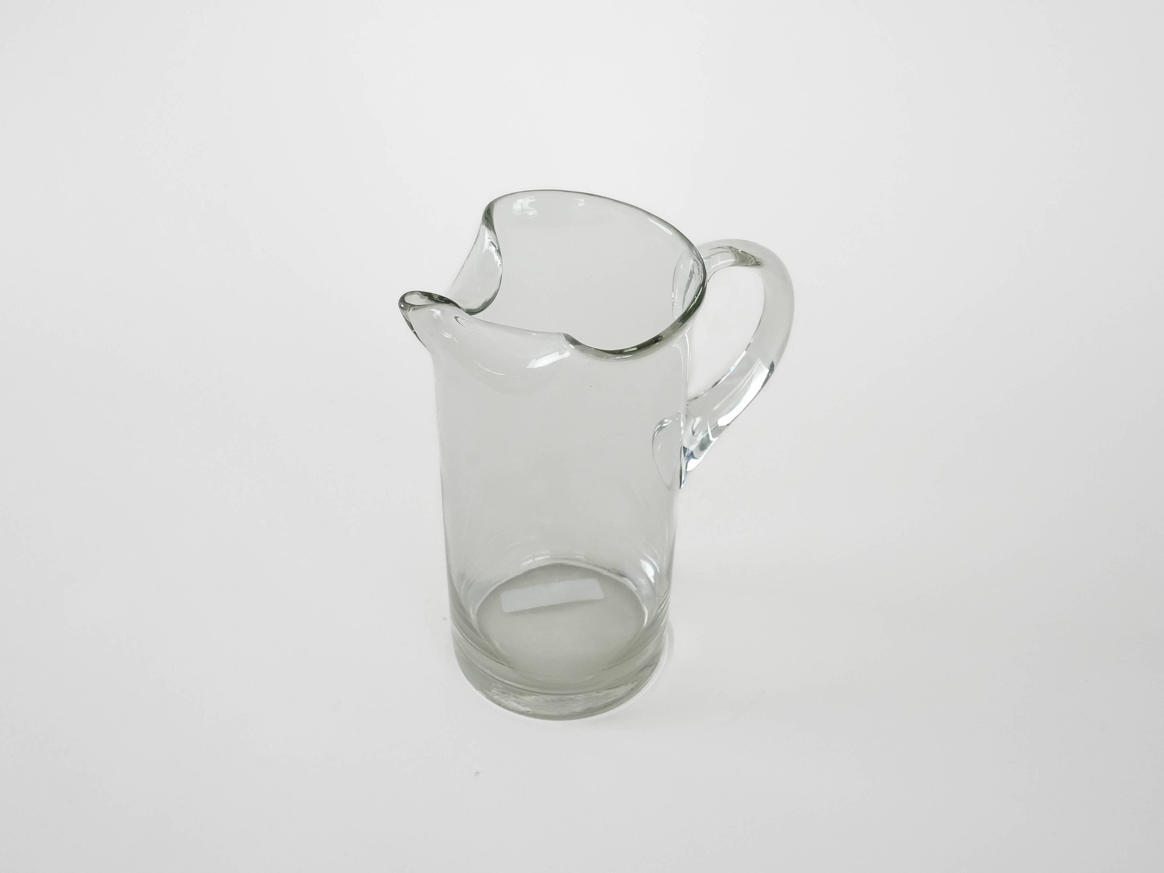 Glass jug, Danish design, 1970s, production: Denmark