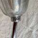 Art Deco pendant light in white opaline