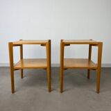 Pair of 1950s modernist side tables.