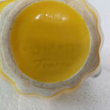 Green and yellow vintage pitcher