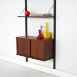 Teak shelving unit, Danish design, 1960s, production: Denmark
