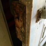Stripped pine door