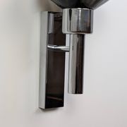 Paire d'appliques chrome