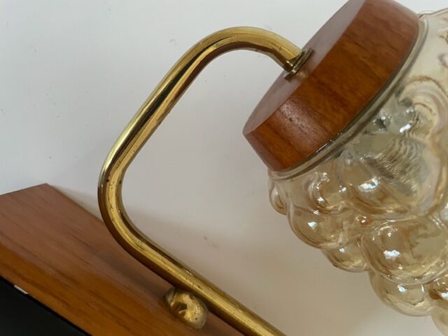 Bubble glass wall lamp, 60s