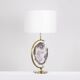 Bronze and amethyst lamp. 1970s.