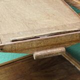 Scandinavian teak rolling trolley
