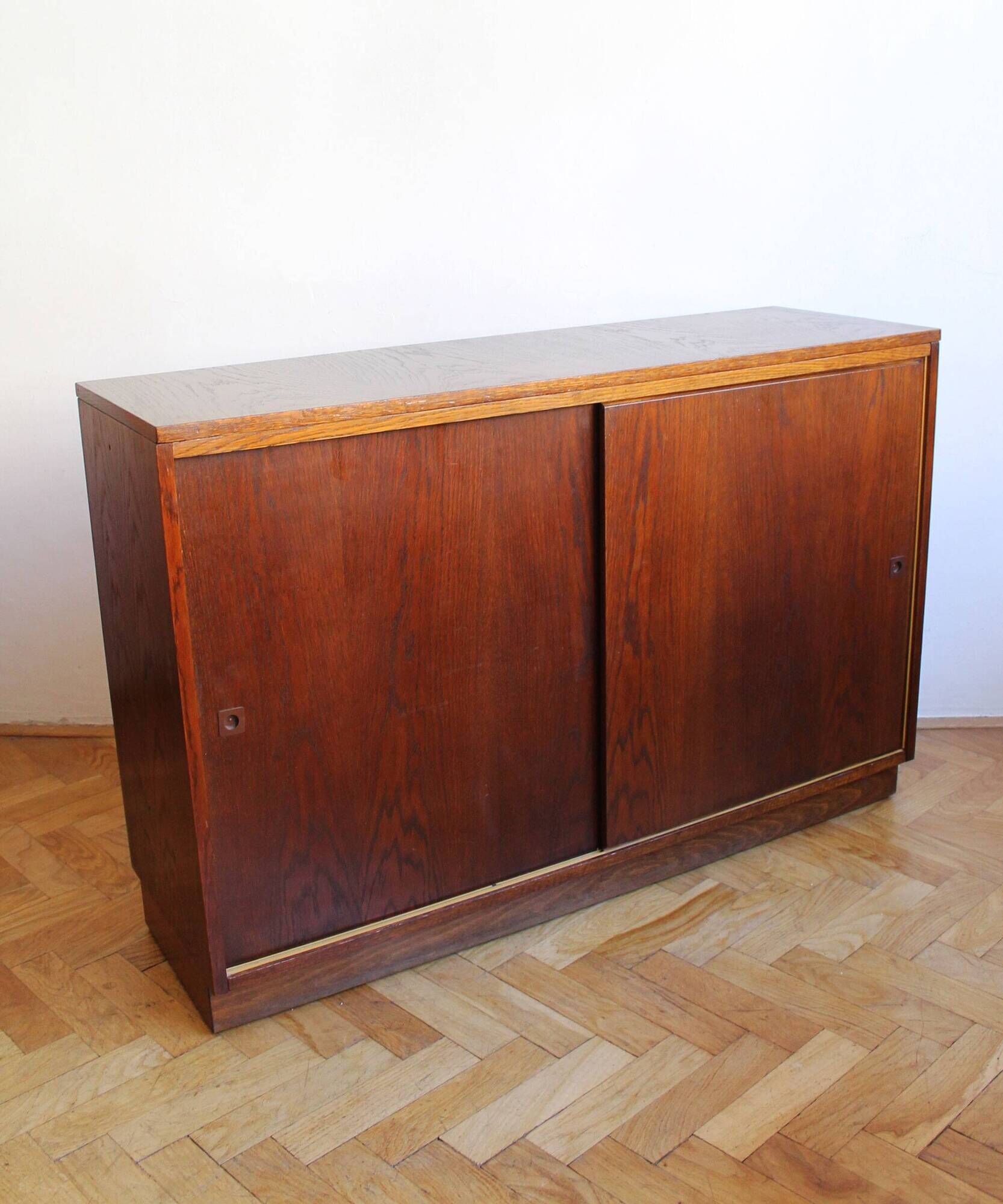 Vintage 1966 Czechoslovak Oak Sideboard by UP Závody