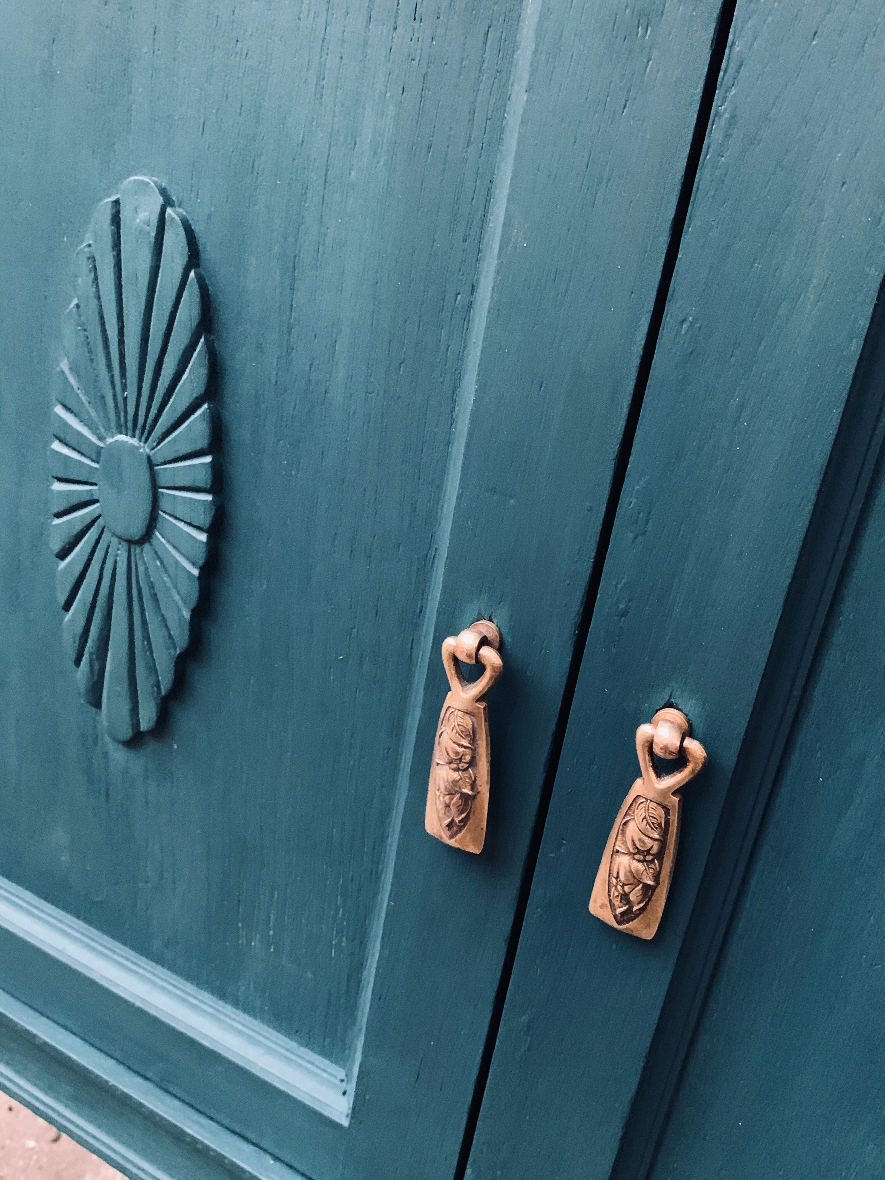 Art deco glass buffet