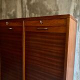 Meuble classeur double rideau