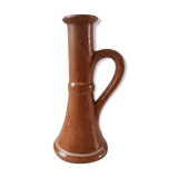 70s stoneware candle holder