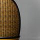 Garden armchair in 60s rattan wood