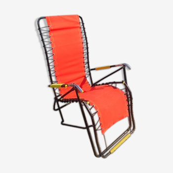 Vintage scoubidou long chair