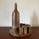 Liqueur service in stoneware 1950