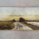 Old signed painting