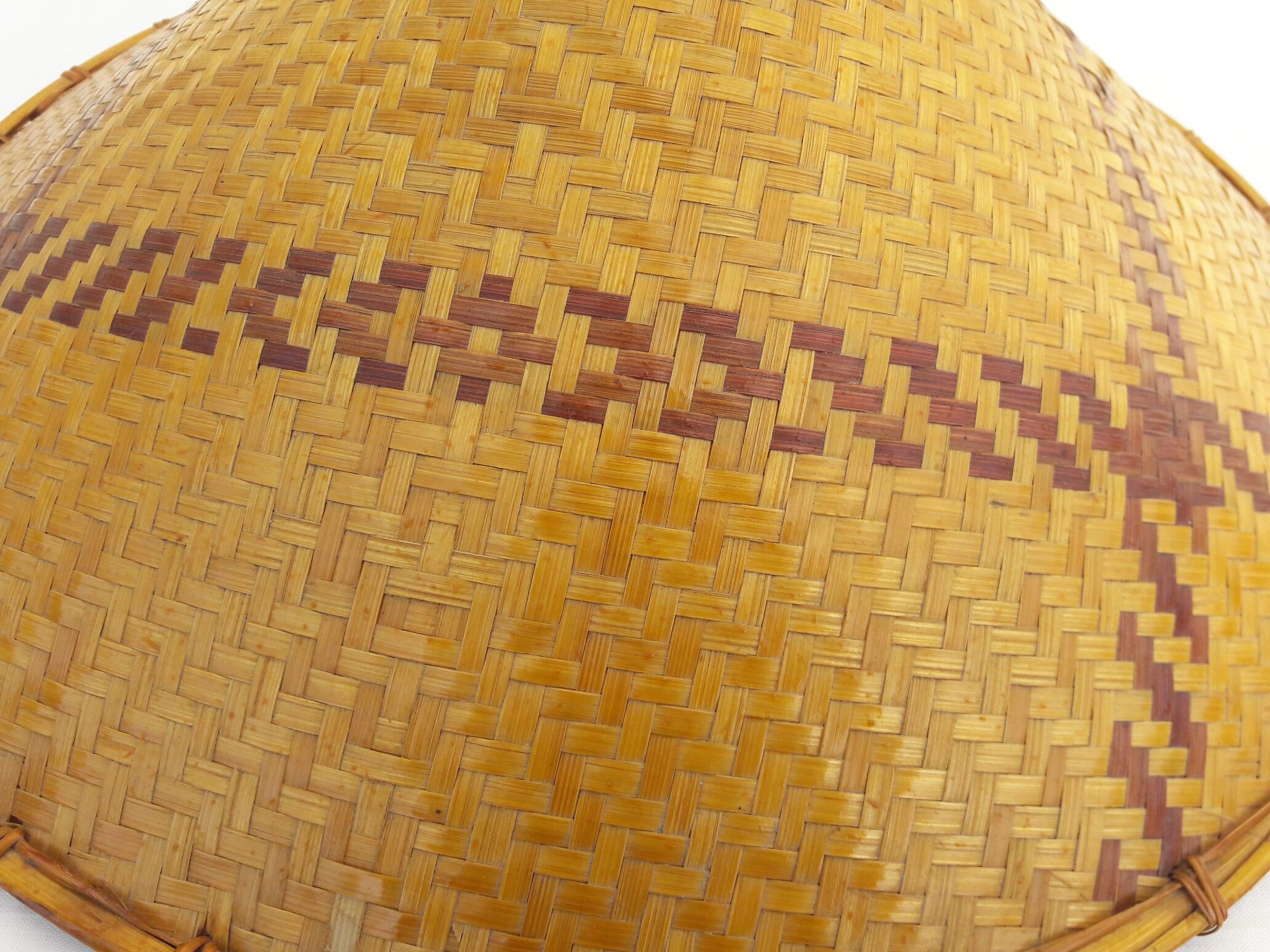 Wicker lampshade