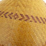 Wicker lampshade
