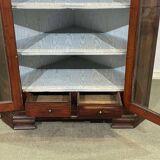 Early 20th century walnut corner cabinet