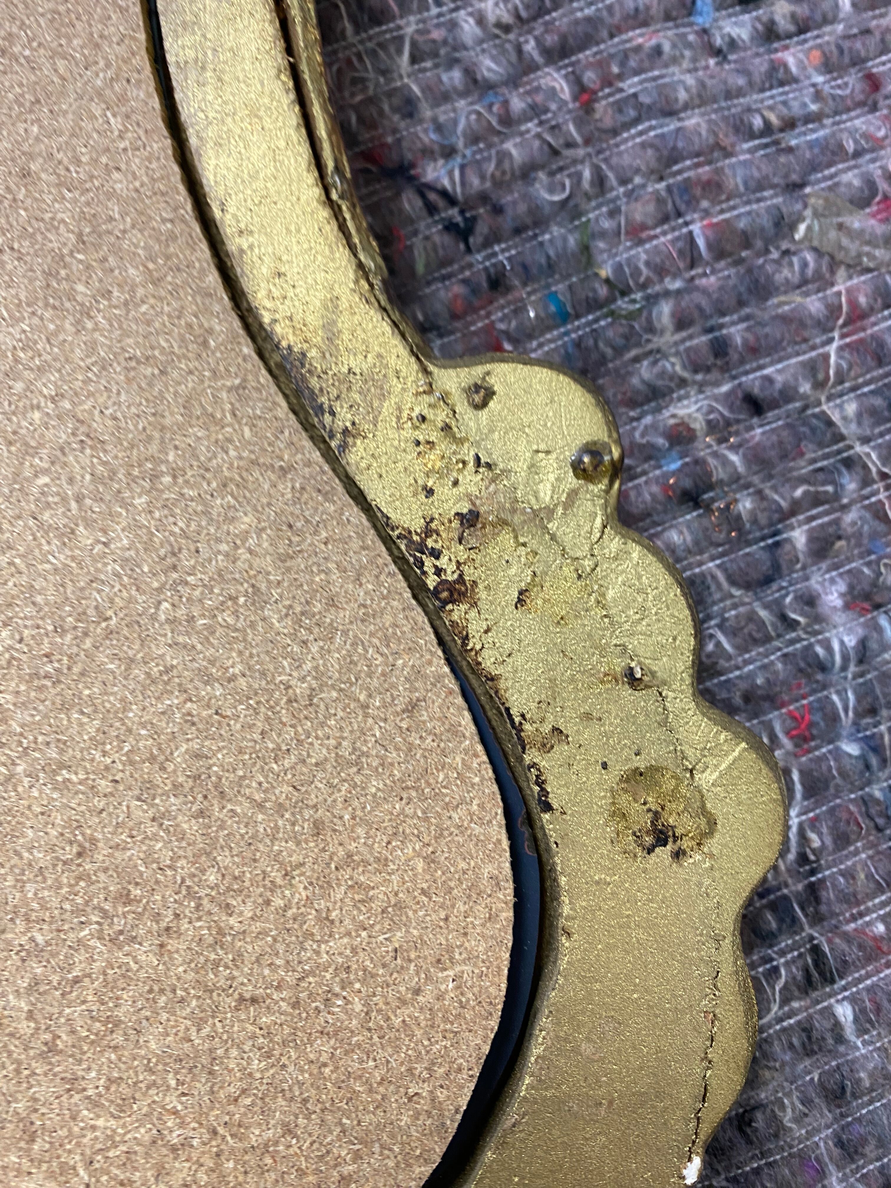 Golden mirror shell Louis XV