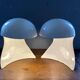 Pair of Dania lamps by Dario Tognon for Artemide vintage 1969