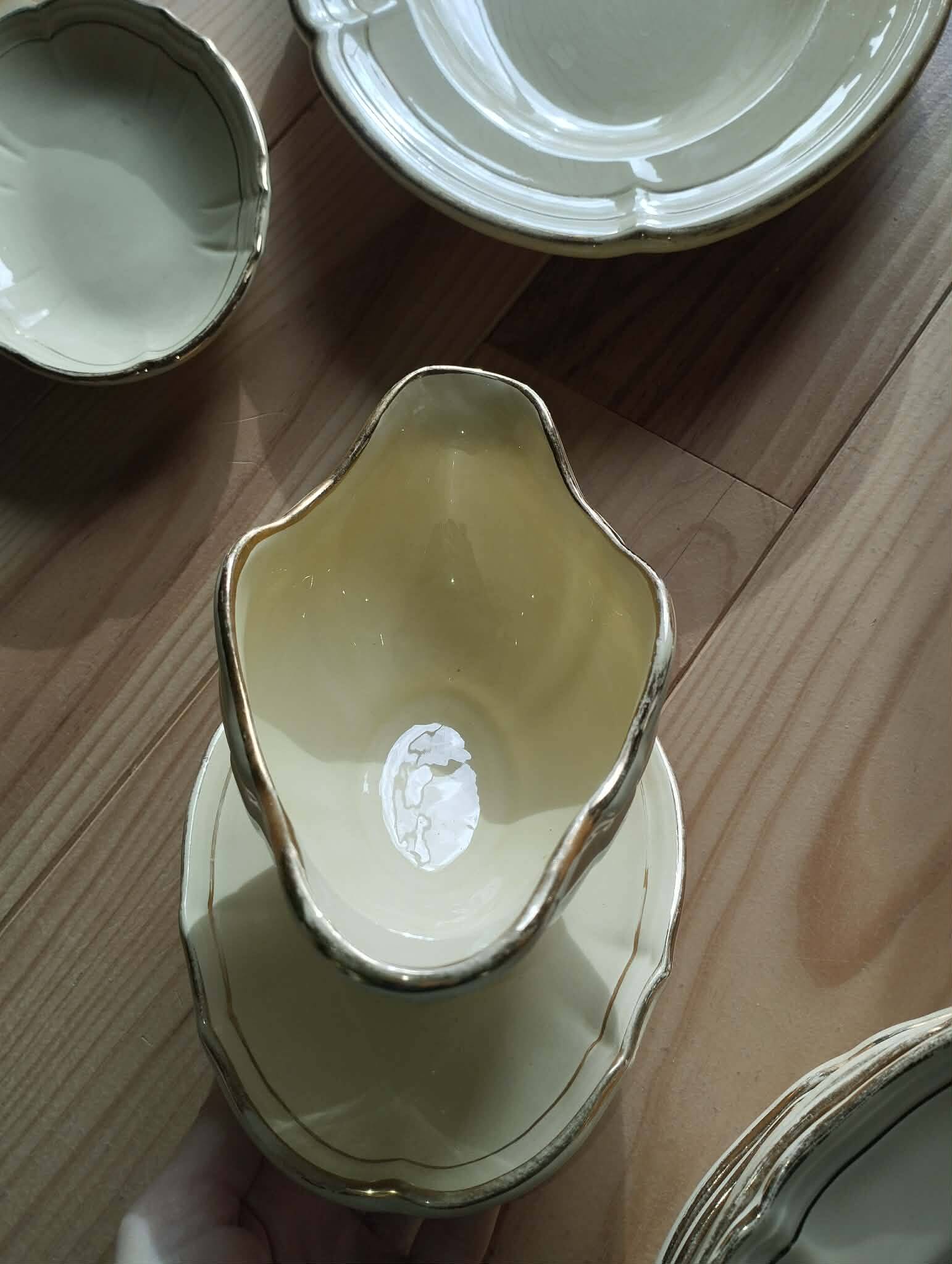 Antique gien table service – niderviller model – exceptional set