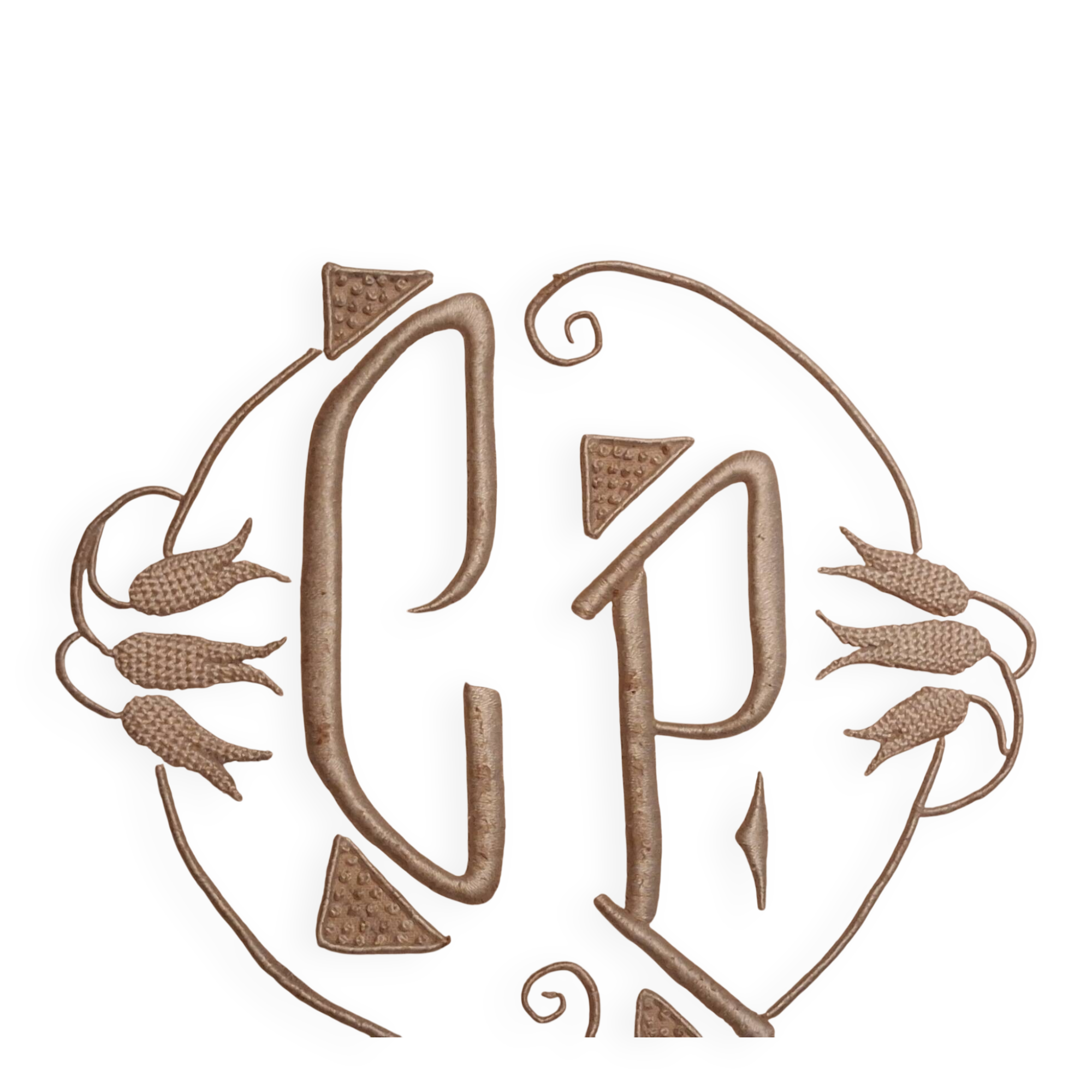 Monogrammed PC towel