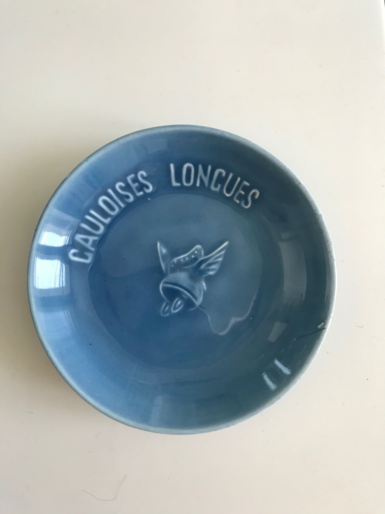 Gauloises empty-pocket ashtray