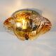 Vintage 1970's Muranoglass flush mount light
