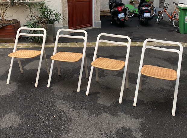 4 Cidue chairs