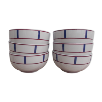 Basque decoration porcelain bowls