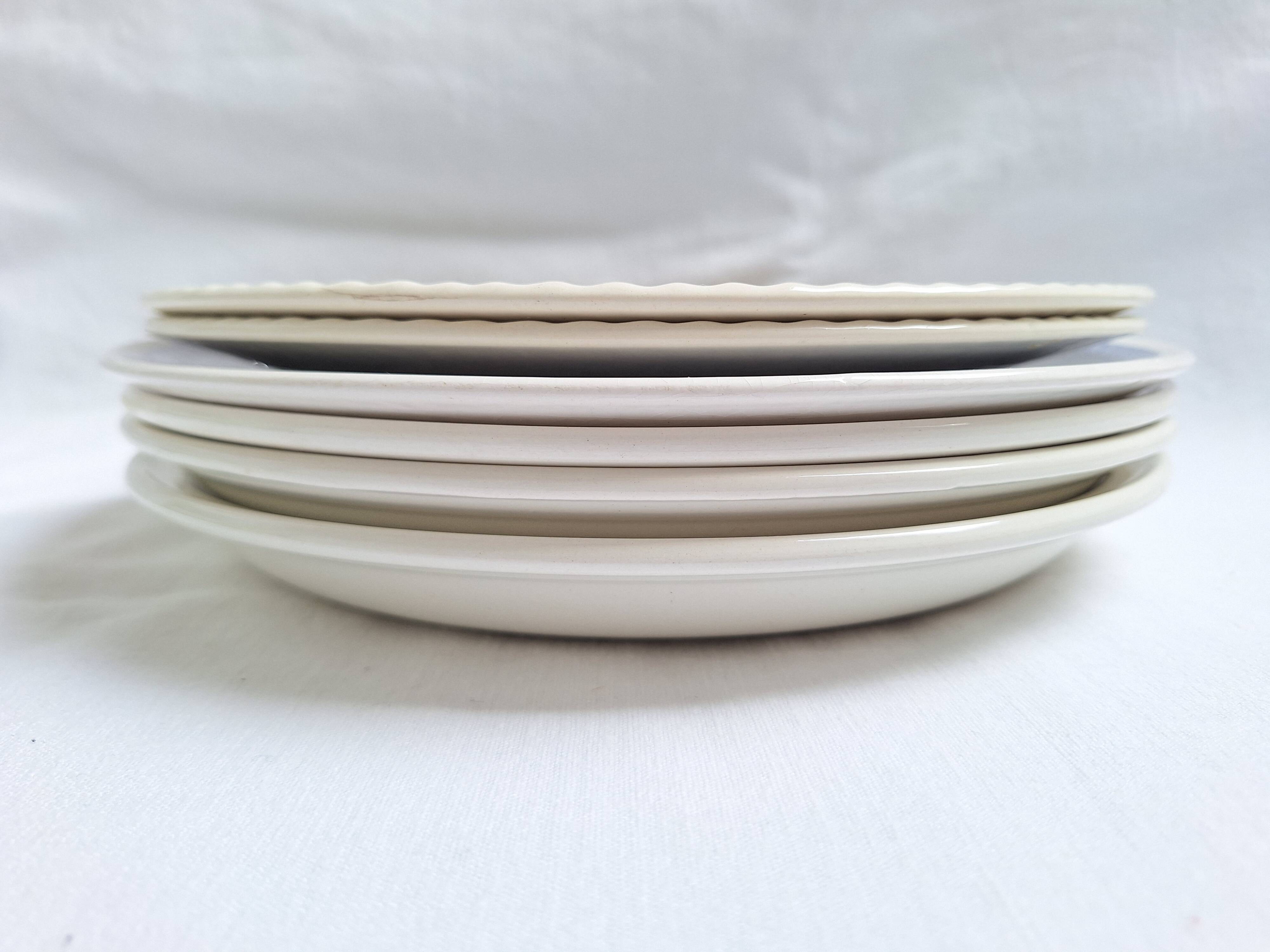Blue dinner plates, 1970