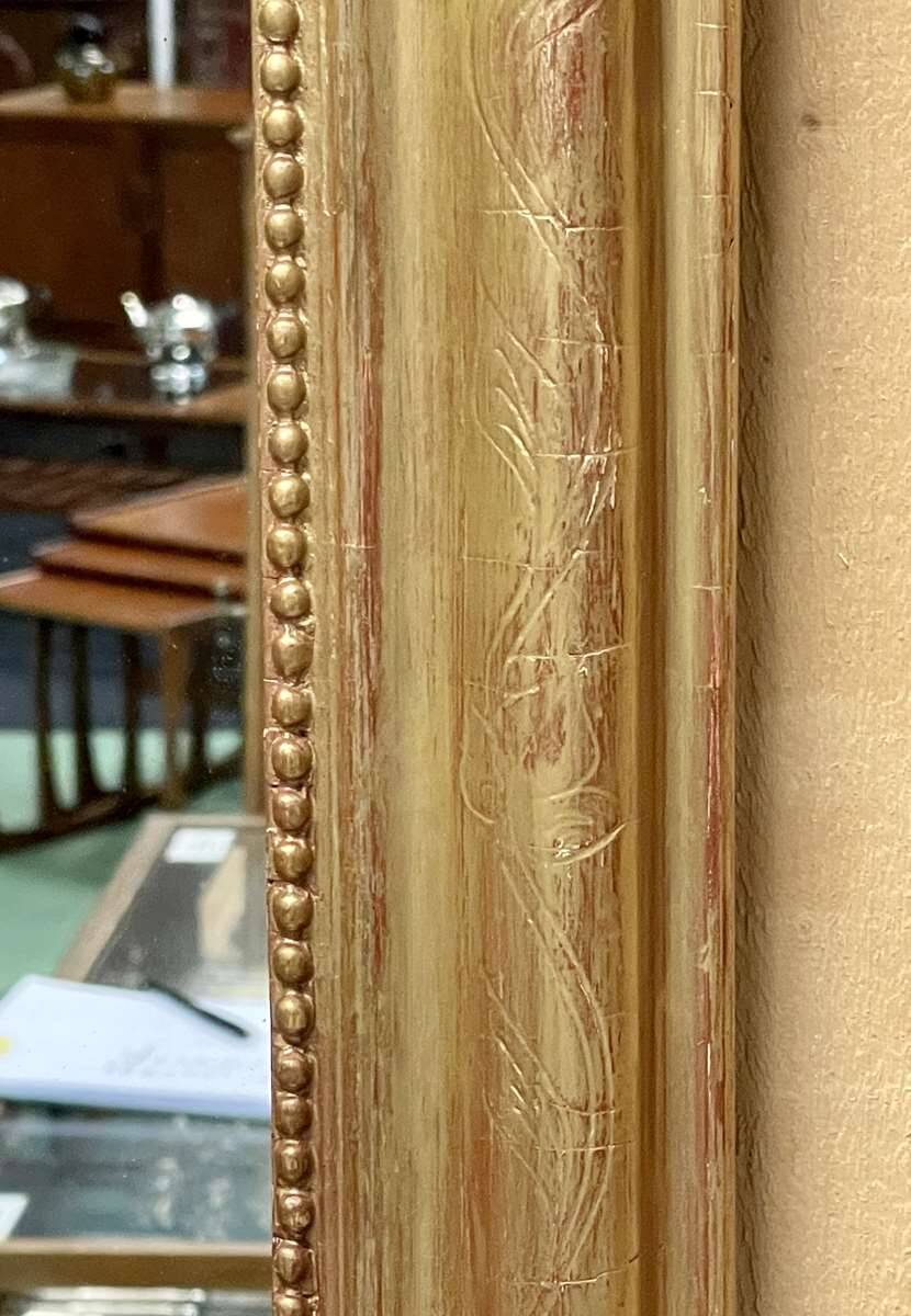 Louis XV style gilded mirror from the 1930s