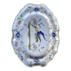 Large decorative earthenware dish