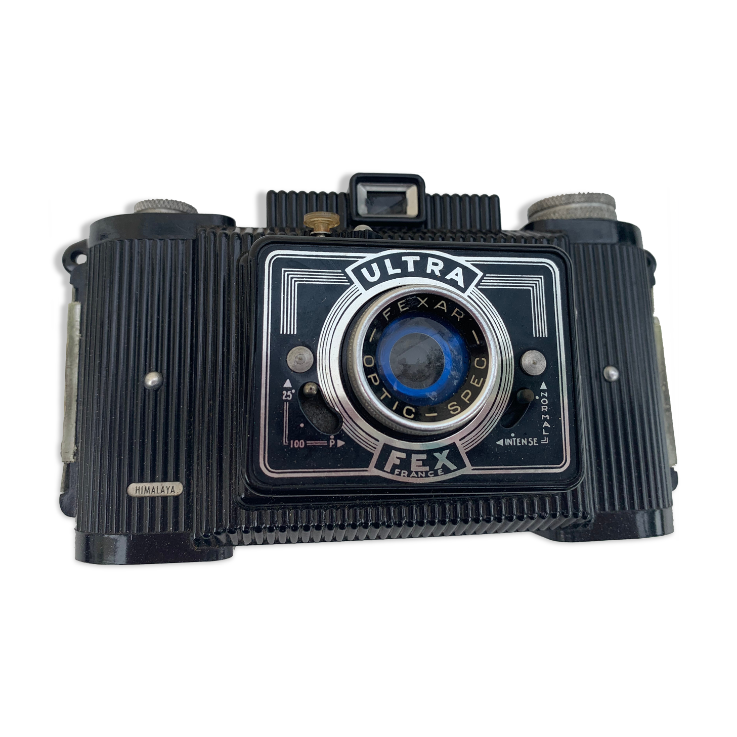 Appareil Photo Argentique Vintage Ultra Fex Himalaya - Modèle 14 - Noir - Occasion Très Bon État