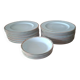 Service of 22 flat plates and 6 deep plates "Auray" - Philippe Deshoulières