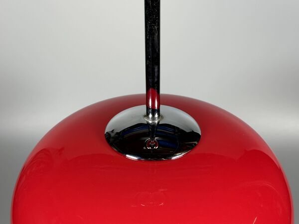 1960s 1970s Pendant Light Glass Ceiling Lamp Space Age Design