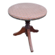 Stool with fabric seat