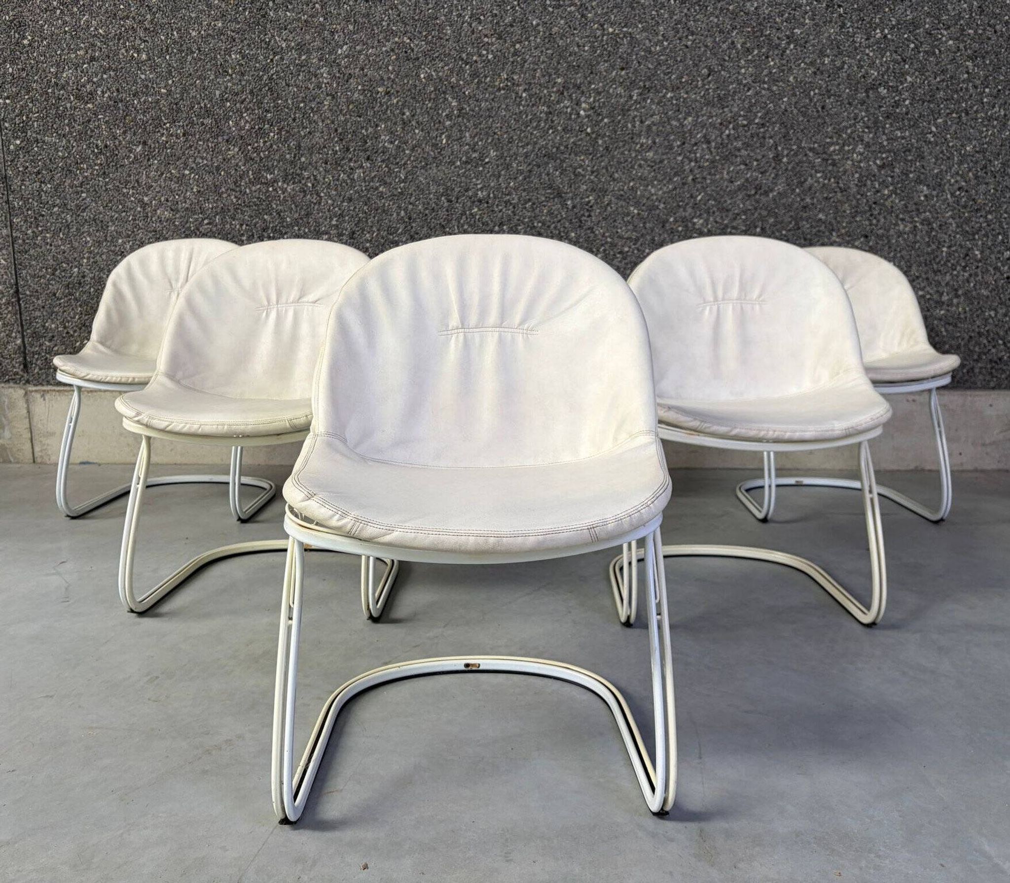 Gastone Rinaldi 'Pascale' dining chairs, 1970s - set of 6