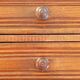 Art deco wall cabinet with mirror and two drawers